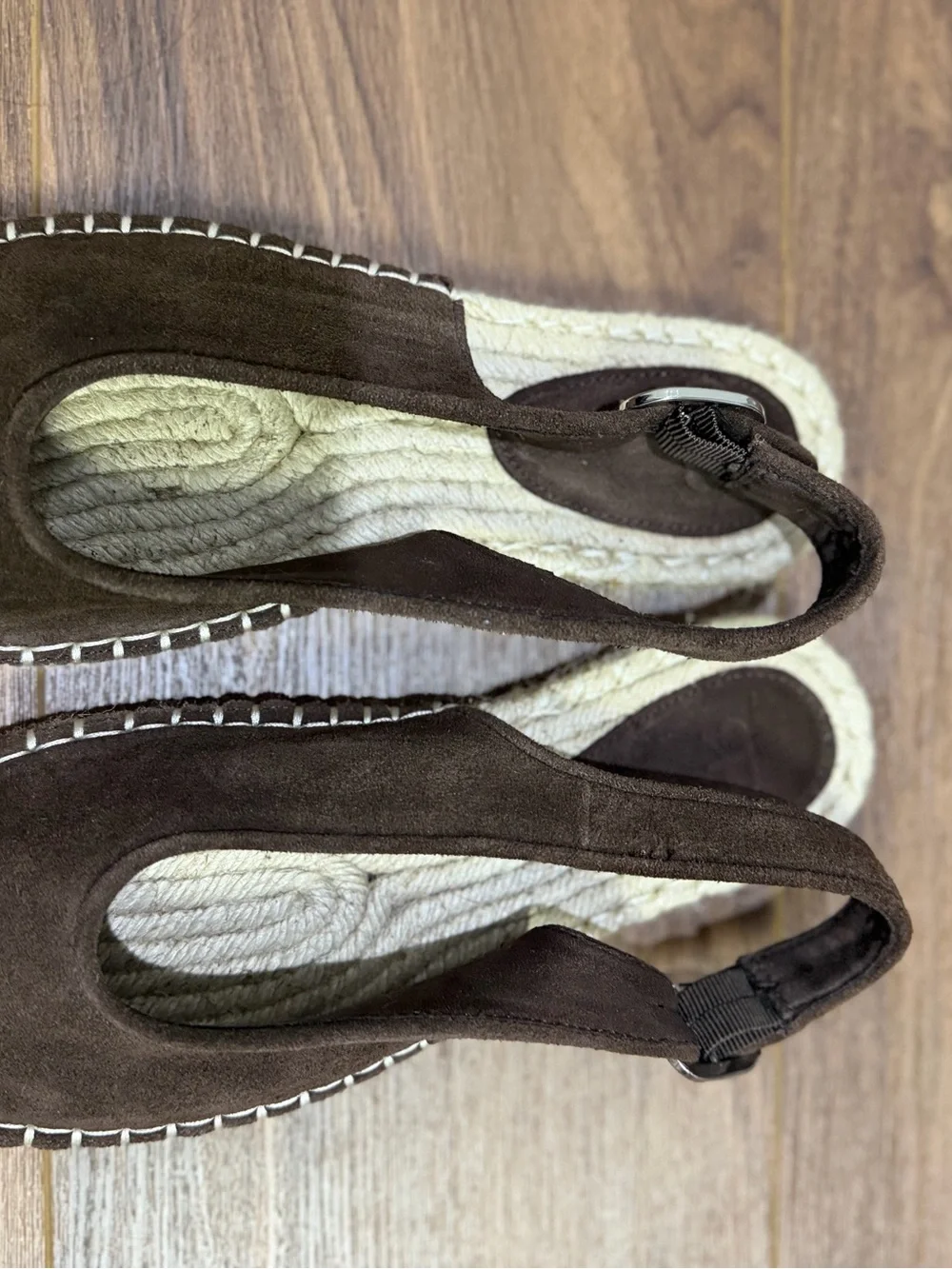 Brown Suede Espadrilles
